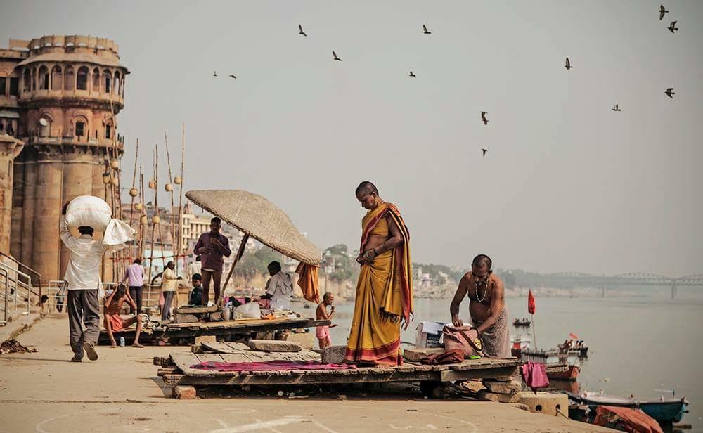 Ganga Paying Guest House Varanasi Esterno foto