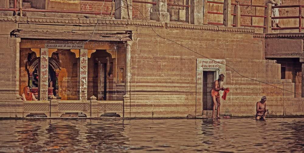 Ganga Paying Guest House Varanasi Esterno foto
